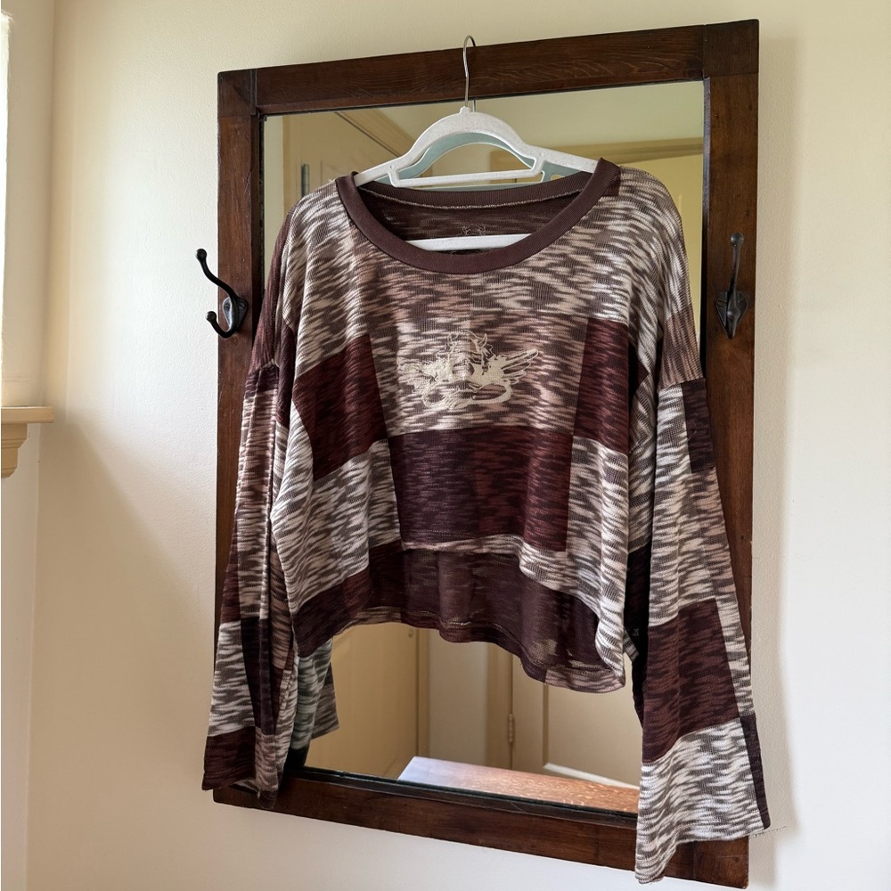 Boys Lie Brown Knit Sweater